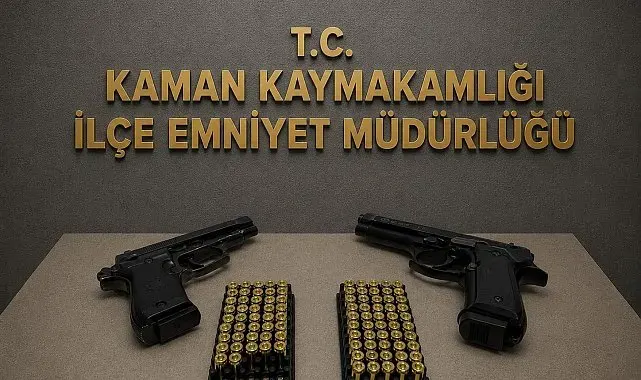 Kırşehir'deki denetimlerde çok sayıda silah ve mühimmat ele geçirildi