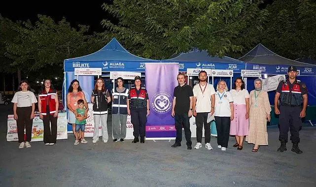 Aliağa'da bağımlılık ve aile farkındalığı için bilgilendirme çalışması