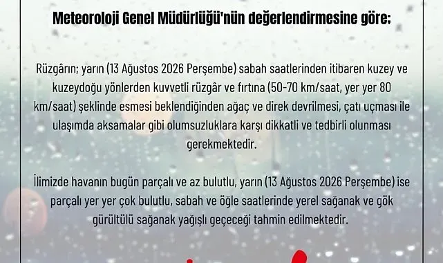 İstanbul için fırtına uyarısı: Rüzgar 80 kilometreye çıkacak