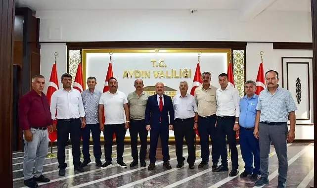 Aydın Valisi Varol, Nazilli mahalle muhtarlarını kabul etti