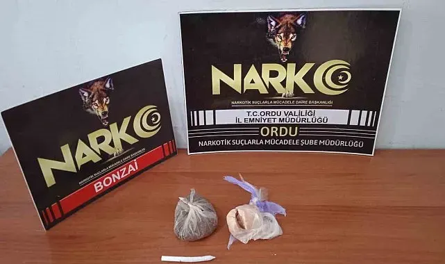 Ordu'da uyuşturucu operasyonlarında 3 tutuklama
