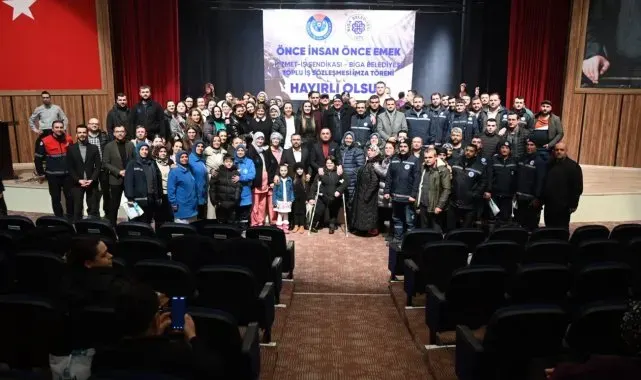 Biga Belediyesi en düşük işçi maaşını 30 bin 450 TL'ye yükseltti