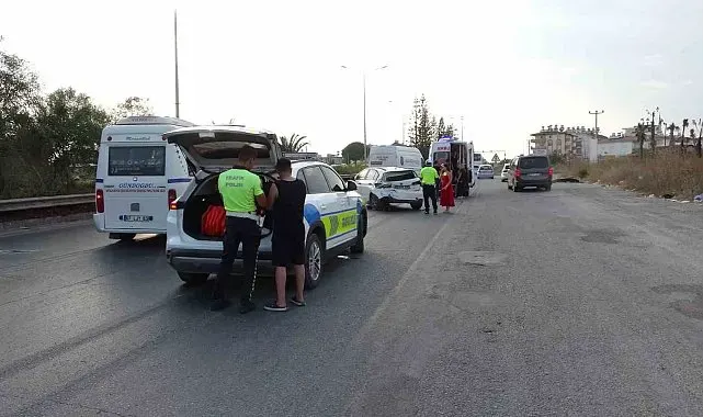 Alkollü sürücünün kullandığı kamyonet otomobile çarptı: 1 yaralı