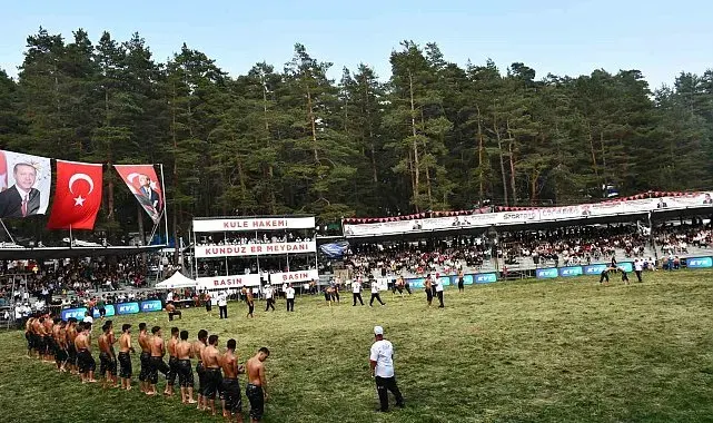 Vezirköprü'de Geleneksel Kunduz Yağlı Güreşleri gerçekleştirildi