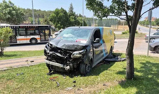 Eskişehir'de korkutan kaza: 2 yaralı