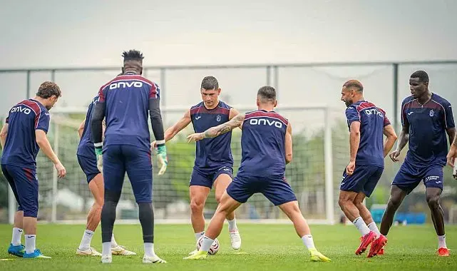Trabzonspor'da neşeli idman