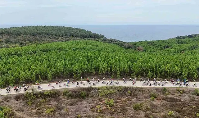 Kandıra'nın 90 kilometrelik sahil rotasında pedal heyecanı