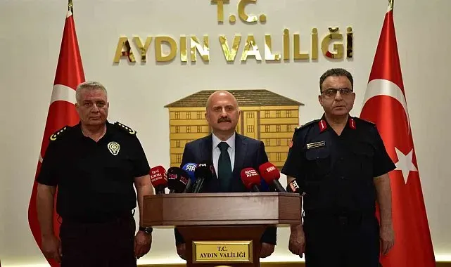 Aydın Valisi Varol açıkladı: "Çine orman yangını ile ilgili 2 kişi gözaltına alındı"