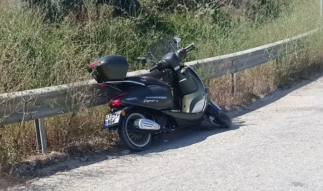 Hafif ticari araç ile motosikletin çarpıştığı kazada 1 kişi yaralandı