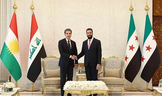 IKBY Başkanı Barzani'den Suriye'ye resmi ziyaret