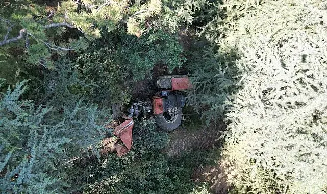 Afyonkarahisar'da 30 metrelik uçurumda can pazarı