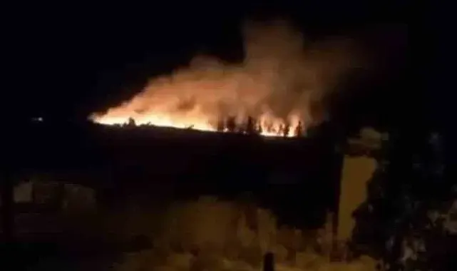 Tarım arazisindeki yangın büyümeden söndürüldü