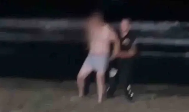 Kumbağ'da tehlikeli inat: Jandarma dakikalarca ikna etmeye çalıştı