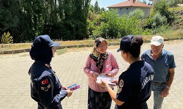 Jandarmanın kadına şiddetle mücadele çalışmaları sürüyor