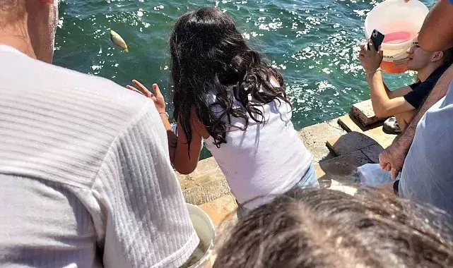 Köyceğiz Gölü'ne yavru balık bırakıldı