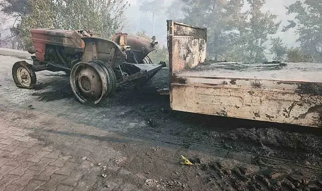 Seydikemer'deki orman yangınında 24 saati aşkın süren mücadelenin ardından acı tablo ortaya çıktı