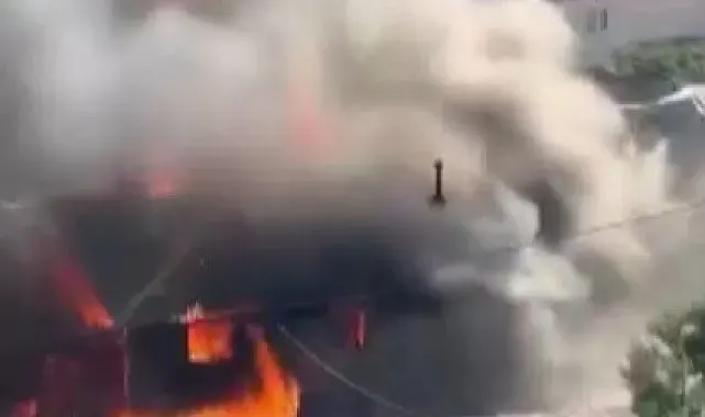 Kahramanmaraş'ta ev yangını