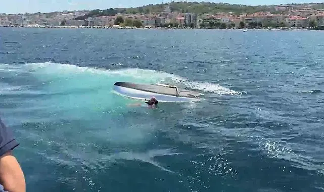 Yalova'da yelkenli tekne alabora oldu, yaşlı adam kurtarıldı