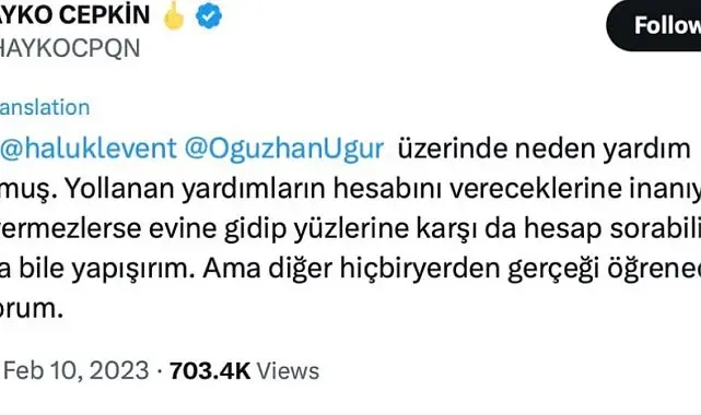İfadeye gelmediğini ve bilgisine başvuracaklarını iddia ederek gazetecilere hakaret eden Hayko Cepkin'in resmi yazışmalara göre ifade verdiği ortaya çıktı