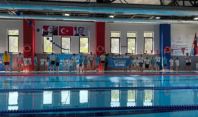 Germencik'te 'Yüzme Bilmeyen Kalmasın' projesinde sertifika heyecanı