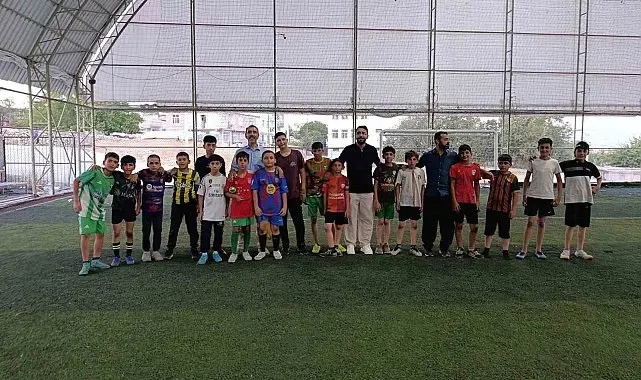 Dicle'de Kur'an kursları arası futbol turnuvası