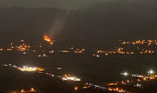 Muğla'da arazi yangını: Çok sayıda ekip sevk edildi