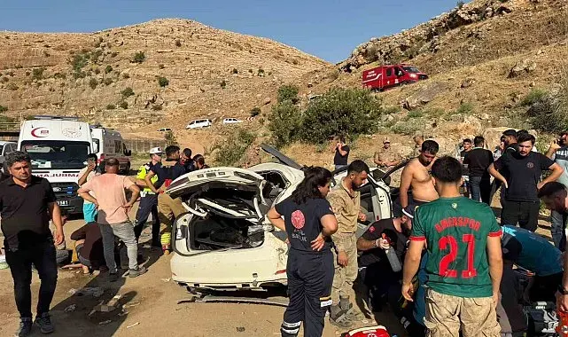 Şırnak'ta otomobil şarampole yuvarlandı: 2 ölü, 2 yaralı