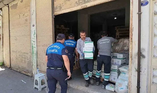 Şahinbey Belediyesi'nden sahte etiket operasyonu