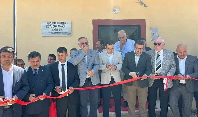 Küçükdurduran Köyü'nde dayanışmanın eseri Taziye Evi hizmete açıldı