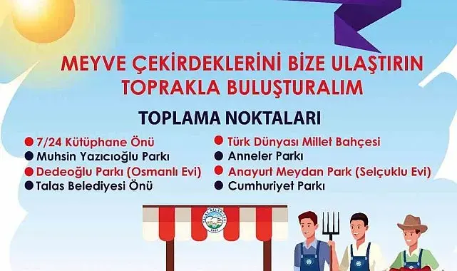 Her çekirdek bir tohum, her tohum geleceğe bir nefes