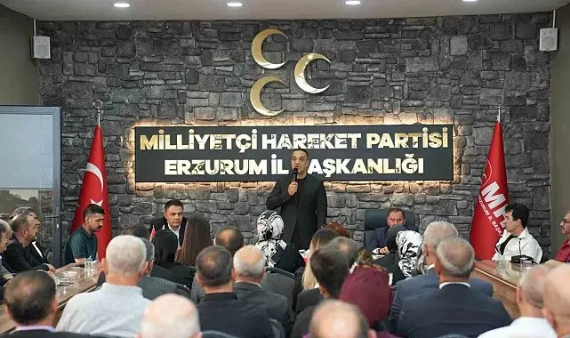 MHP Erzurum'da büyük il kongresi için düğmeye basıldı