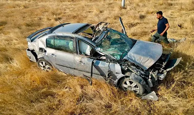 Hurdaya dönen otomobil sürücüsü hayatını kaybetti