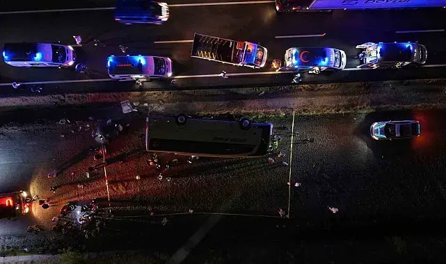 Otobüs kazasında yaralı sayısı 40'a yükseldi