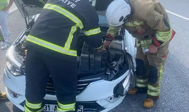 Erzin-Dörtyol otoyolunda trafik kazası: 1 yaralı