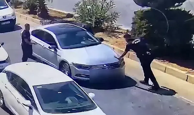 Mersin'de hırsızlık zanlıları otomobille kaçarken yakalandı