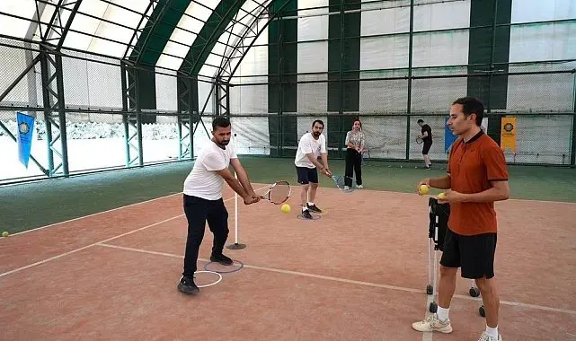 Diyarbakır'da tenis kortlarına yoğun ilgi: 6 ayda 540 kursiyer