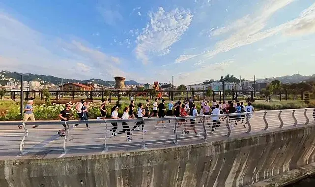Rize'de 5 kilometrelik halk koşusu