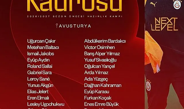 Galatasaray, Avusturya'ya gitti