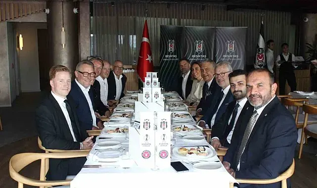 Beşiktaş'tan, UEFA ve Midtjylland heyetlerine dostluk yemeği