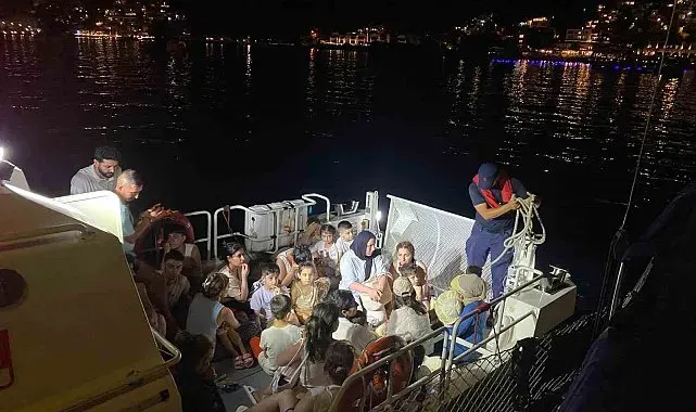40 göçmen yakalandı; 2 gözaltı