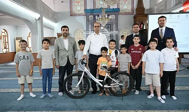 Başkan Geçit, " Rotamız Cami neşesi" etkinliğinde çocukların coşkusuna ortak oldu