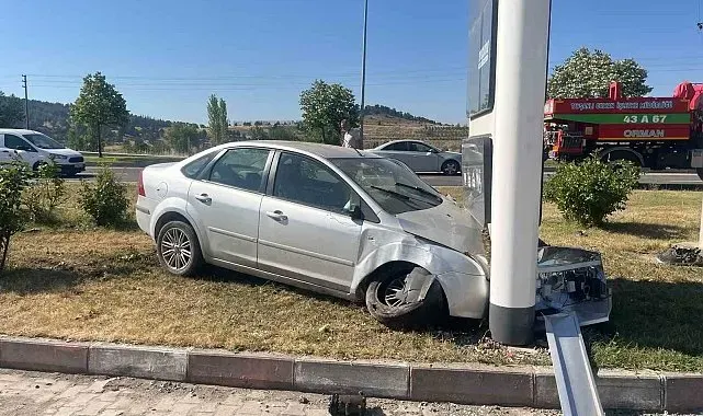 Tavşanlı'da trafik kazası: 2 yaralı