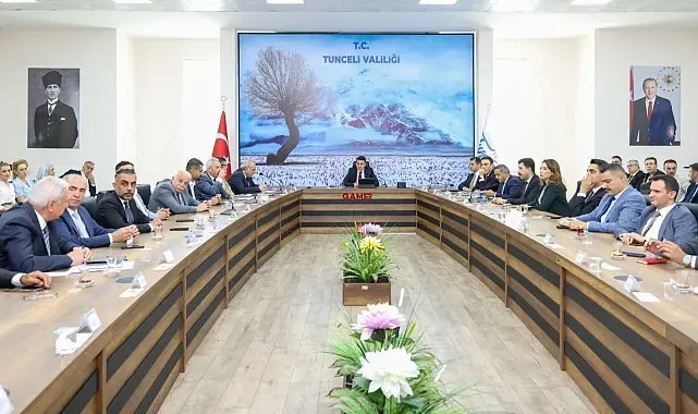 Tunceli'de 117 projelik yatırım programı değerlendirildi