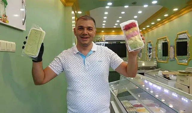 Kilosu 400 lira, topu 10 lira: Kilisli dondurmacıdan topu 400 liraya satılan dondurmaya tepki