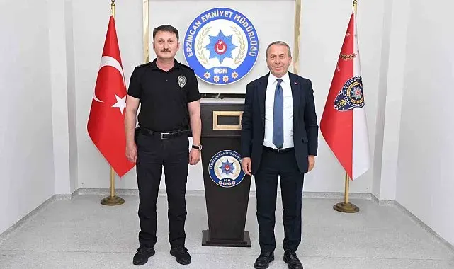 Erzincan eski İl Emniyet Müdürü Kurt'tan Baybaba'ya ziyaret