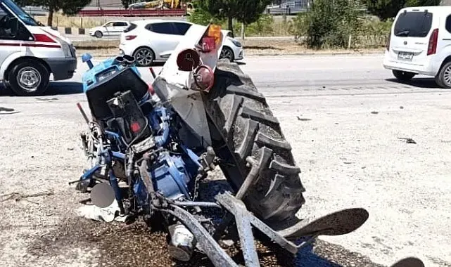 Karabük'te tır ile traktör çarpıştı: 1 ağır yaralı