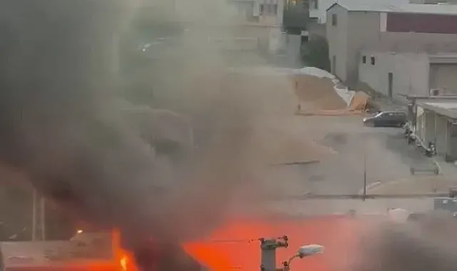 Hurdalık yangını korkuttu