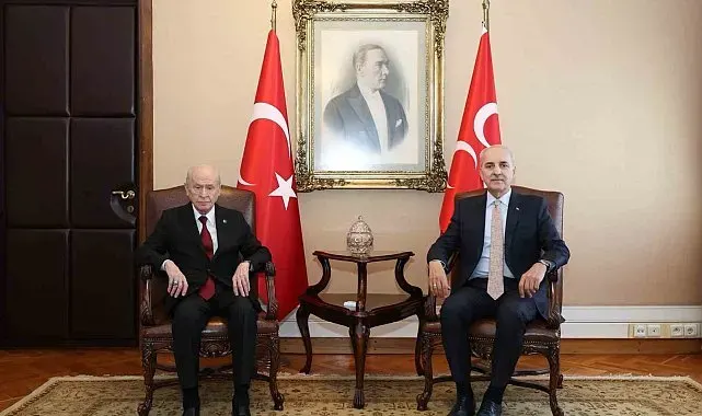 TBMM Başkanı Kurtulmuş'tan Bahçeli'ye ziyaret