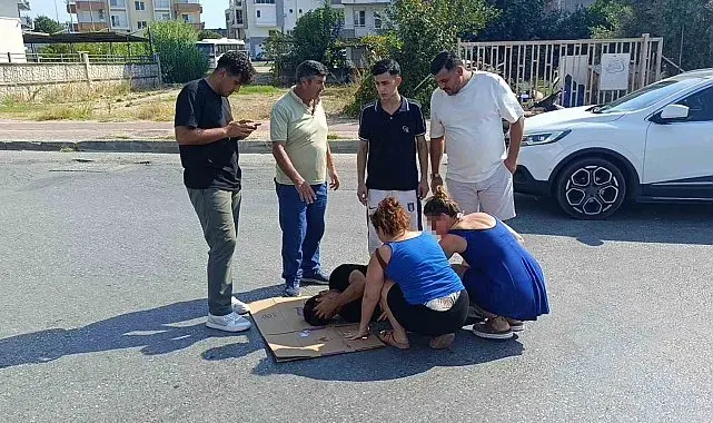 Otomobil motosiklete çarptı, otomobildeki yolcu yaralıyı bırakıp gazeteciyle uğraştı
