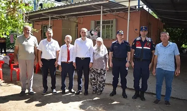 Kaymakam Murat Mete'den Kıbrıs Gazilerine anlamlı ziyaret